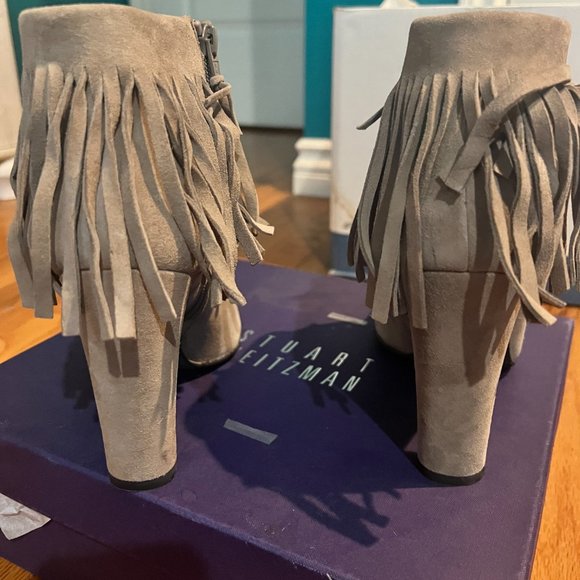 Stuart Weitzman Tan Booties size 9M - Picture 5 of 5